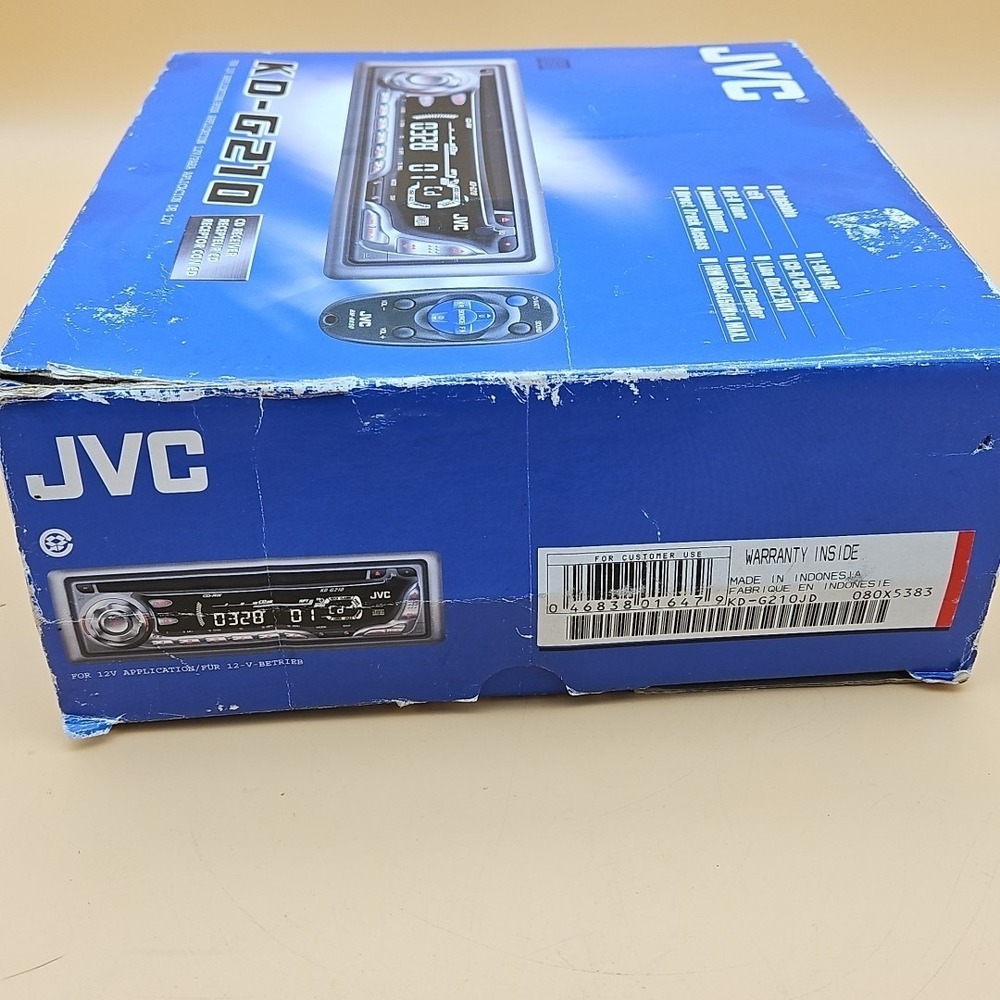 JVC KD-G210 CD Player Radio In Dash Receiver Automotive Vehicle Audio Brand New - Picture 6 of 9